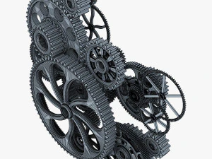 gear mechanism v 2 3D Model