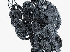 gear mechanism v 2 3D 模型