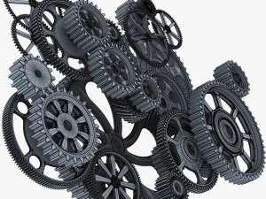 gear mechanism v 2 3D Model