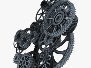 gear mechanism v 2 3D 模型