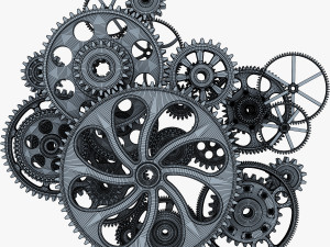 gear mechanism v 2 3D 模型