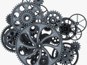 gear mechanism v 2 3D Model