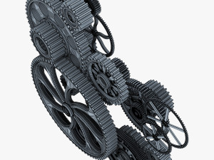 gear mechanism v 2 3D 模型