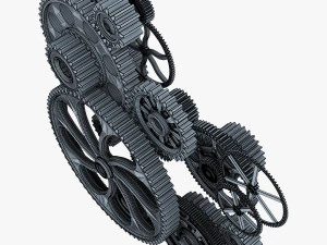 gear mechanism v 2 3D Model