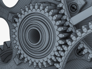 gear mechanism v 2 3D 模型