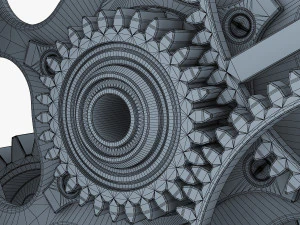 gear mechanism v 2 3D Model