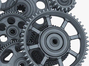 gear mechanism v 2 3D Model