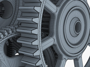 gear mechanism v 2 3D 模型