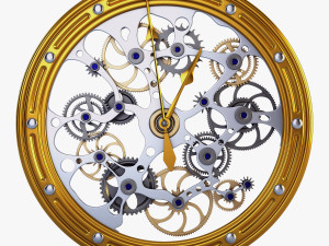 clock mechanism v 1 Model 3D