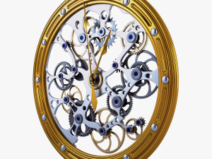 clock mechanism v 1 Model 3D
