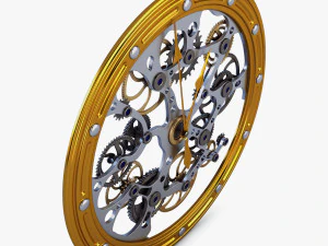 mecanismo de rel&oacute;gio v 1 Modelo 3D