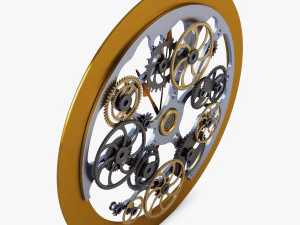 mecanismo de rel&oacute;gio v 1 Modelo 3D