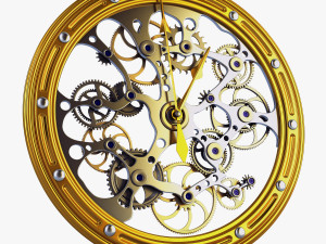 clock mechanism v 1 Model 3D