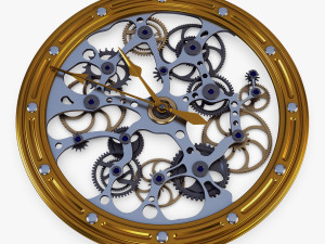 clock mechanism v 1 Model 3D