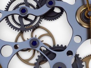 clock mechanism v 1 Model 3D