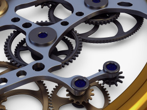 clock mechanism v 1 Model 3D