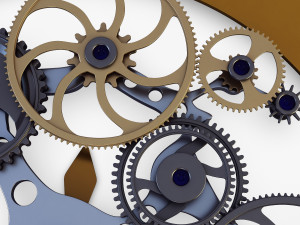 clock mechanism v 1 Model 3D