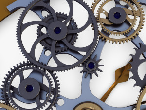 clock mechanism v 1 Model 3D