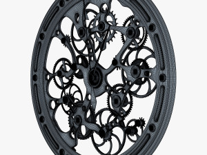 clock mechanism v 1 Model 3D