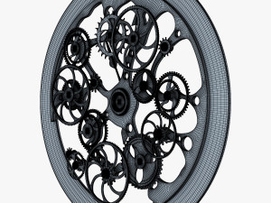 clock mechanism v 1 Model 3D