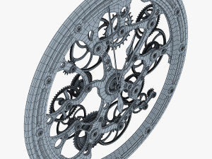 clock mechanism v 1 Model 3D