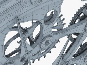 mecanismo de rel&oacute;gio v 1 Modelo 3D