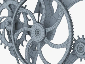 mecanismo de rel&oacute;gio v 1 Modelo 3D