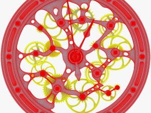 clock mechanism v 1 Model 3D