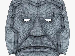 bad man mask v 1 3D Model