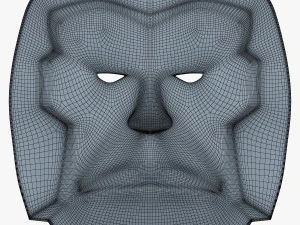 bad man mask v 1 3D Model