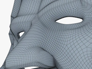 bad man mask v 1 3D Model
