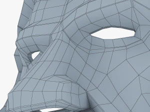 bad man mask v 1 3D Model