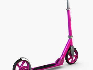 kick scooter pink Modelo 3D