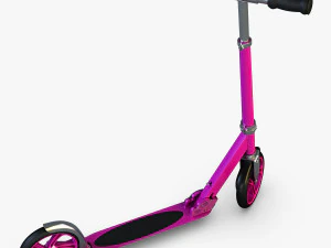 kick scooter pink 3D Model