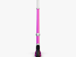 kick scooter pink Modelo 3D