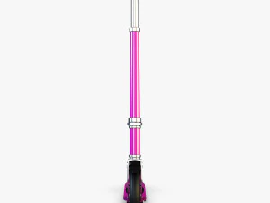 kick scooter pink 3D Model
