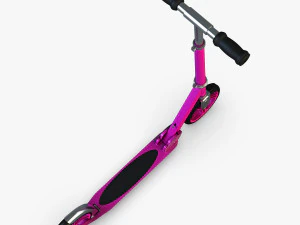 kick scooter pink 3D Model