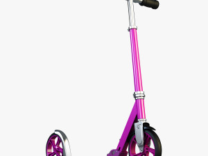 kick scooter pink Modelo 3D