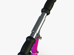 kick scooter pink Modelo 3D