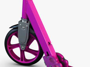 kick scooter pink Modelo 3D