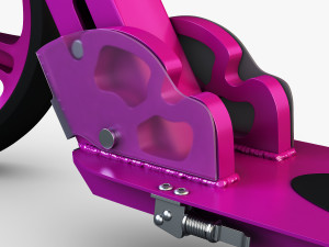 kick scooter pink Modelo 3D