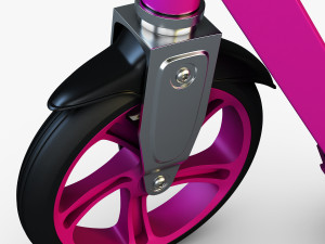 kick scooter pink Modelo 3D