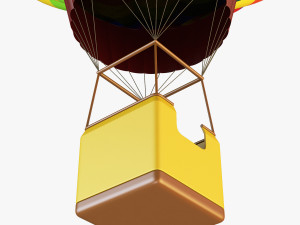 hot air balloon v 1 3D Model