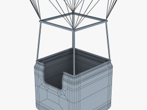hot air balloon v 1 3D Model