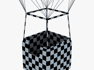 hot air balloon v 1 3D Model