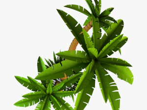 palm tree v 2 3D Model