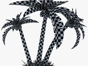 palm tree v 2 3D Model
