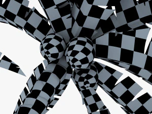 palm tree v 2 3D Model