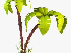 palm tree v 3 3D Model