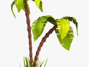 palm tree v 3 3D Model